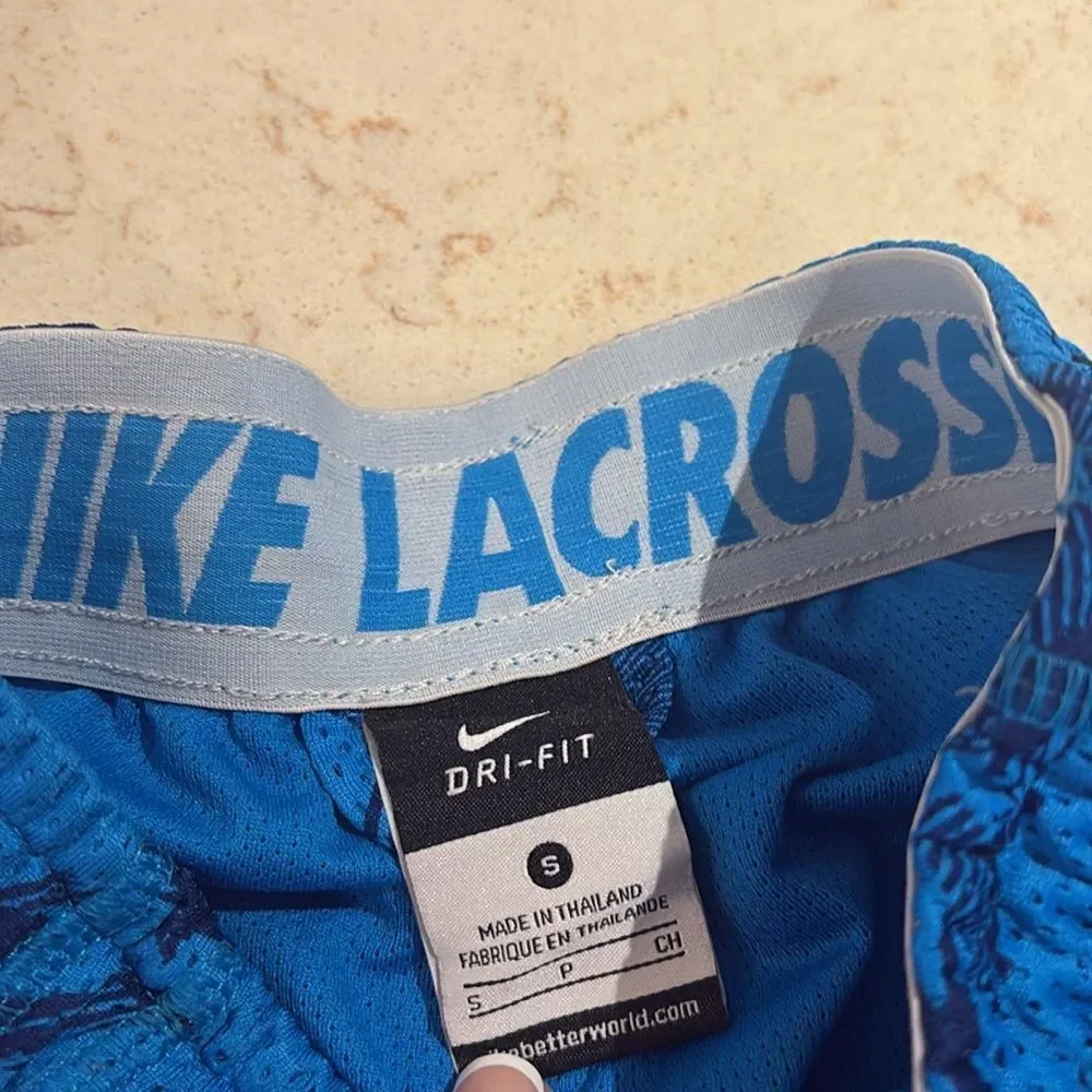 Nike Blue lacrosse Athletic Shorts SZ Small